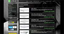 Desktop Screenshot of biomaterassi.it